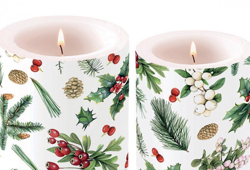 Christmas candles & related